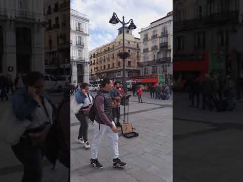 ესპანელი ქუჩის მუსიკოსი მადრიდში